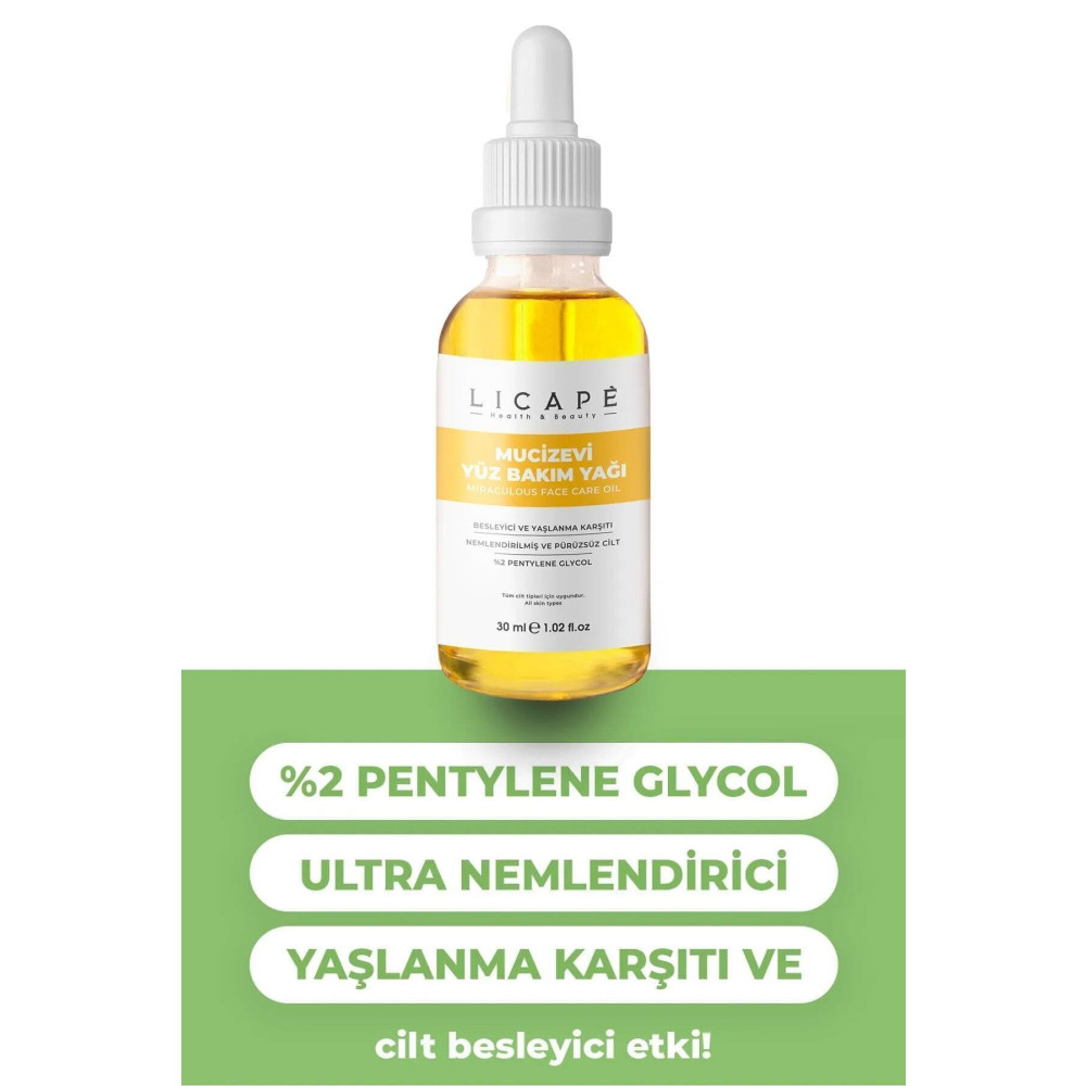 Licape Mucizevi Cilt Bakım Yağı 30ml Cilt ve Yüz Bakımı Fiyatı