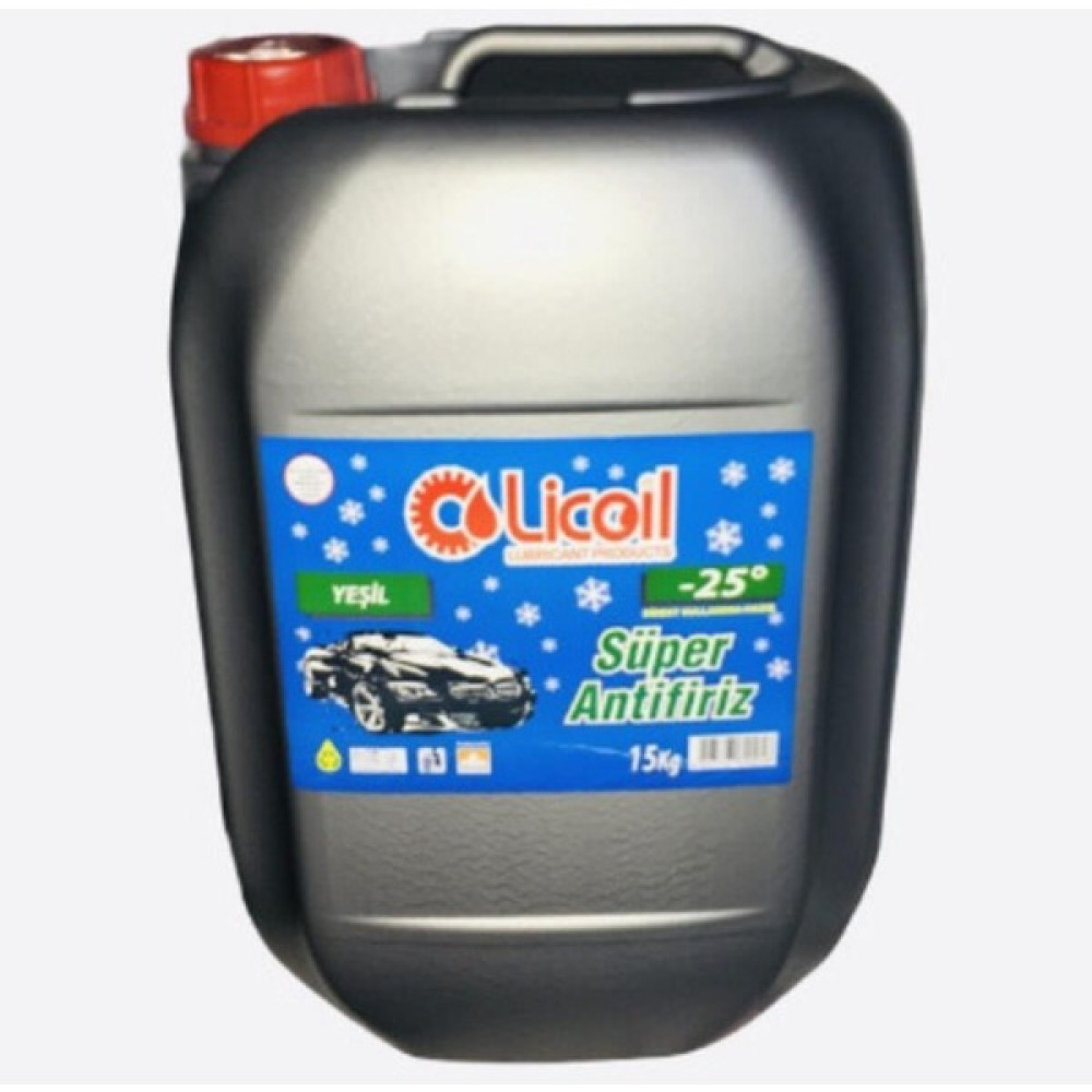 Licoil Antifriz Mavi Antifriz 15KG(-25 Derece)Bidon Mavi Antifriz 15KG(-2 Antifiriz Fiyatı