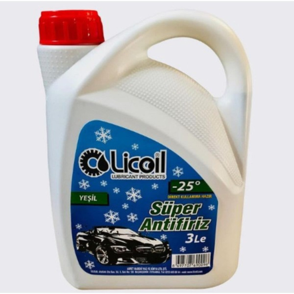 Licoil Antifriz Mavi Antifriz 3kg (-25 Derece)Kullanıma Hazır Antifriz Mavi Antifriz 3k Antifiriz Fiyatı