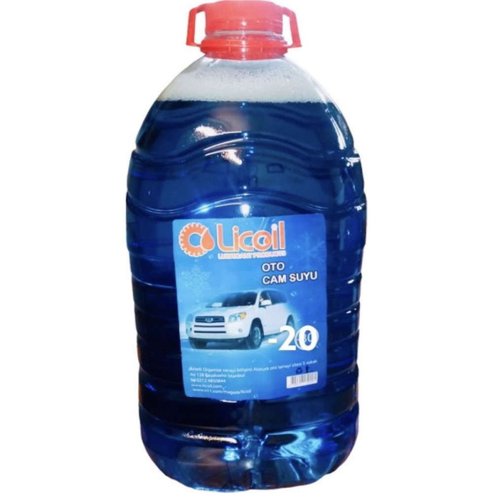 Licoil Oto Cam Suyu Antifrizli Parfümlü&Şampuanlı 5 Lt -20 Derece Oto Kışlık Bakım Ürünleri Fiyatı