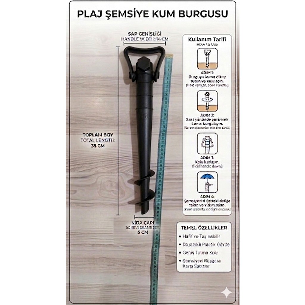 Lider Magnesia Plaj & Şemsiye Kazığı Siyah 35 Cm SSD / Solid State Drive Fiyatı