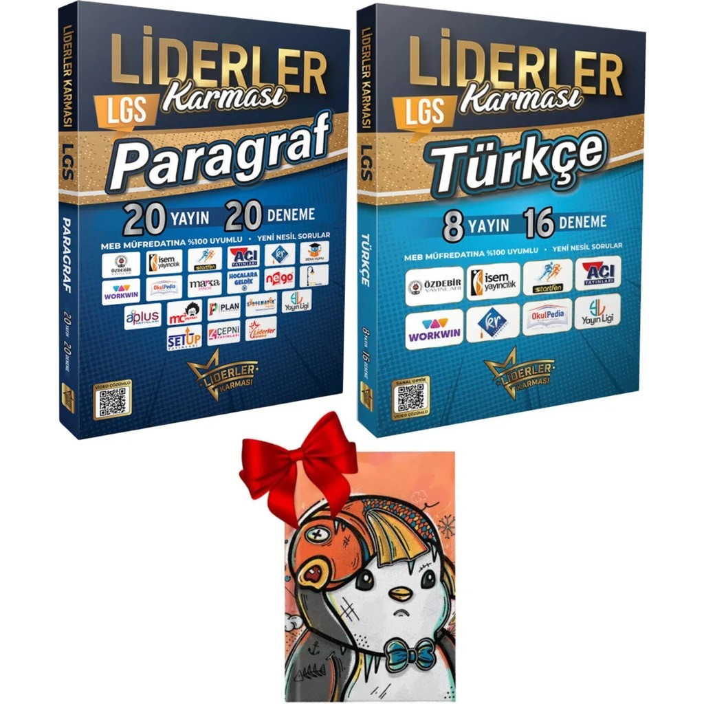 Liderler Karması 2025 Model 20 Farklı Yayınevi 20 Lgs Paragraf Deneme&8 Yayınevi 16 Lgs Türkçe Deneme Defter Hediyeli Defter & Kağıt Ürünleri Fiyatı