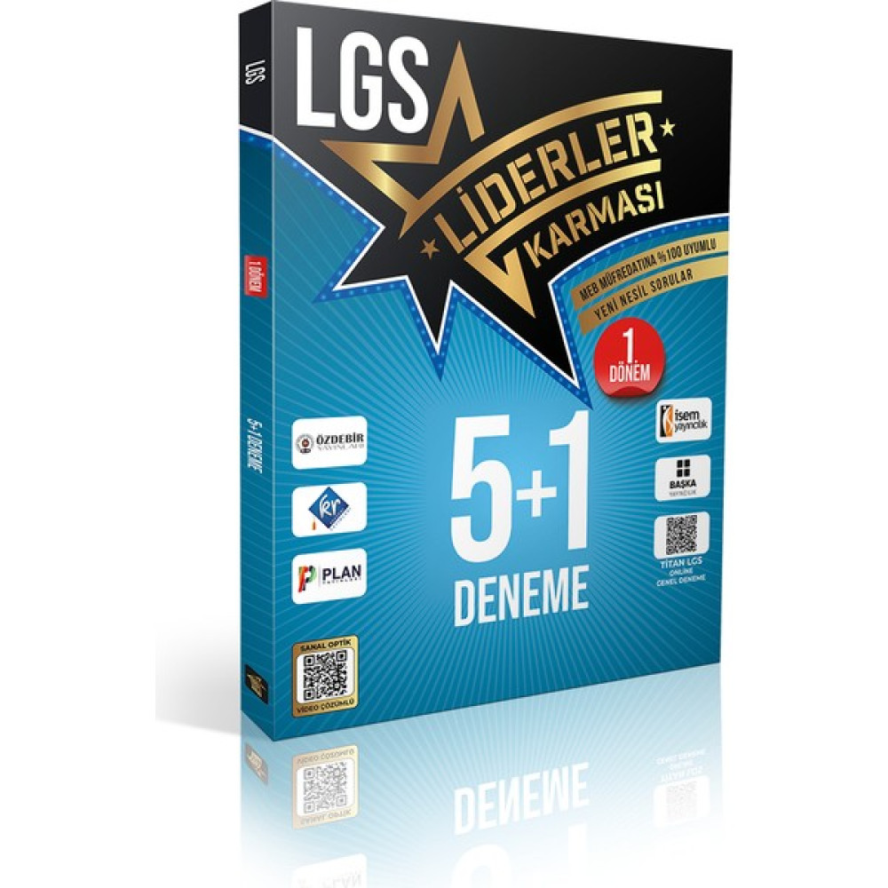 Liderler Karması LGS 2023 1. Dönem 5+1 Deneme Seti Ders Sınav Kitapları Fiyatı