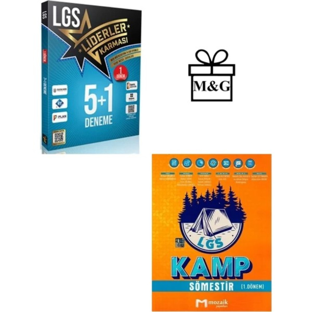 Liderler Karması Lgs 8.sınıf 1.dönem 5+1 Deneme ve Sömestir Kamp Kitabı Ders Sınav Kitapları Fiyatı