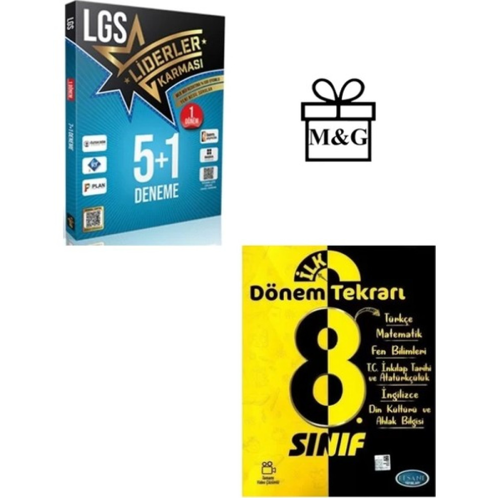 Liderler Karması Lgs 8.sınıf Ilk Dönem 5+1 Deneme ve Tekrar Kitabı Ders Sınav Kitapları Fiyatı