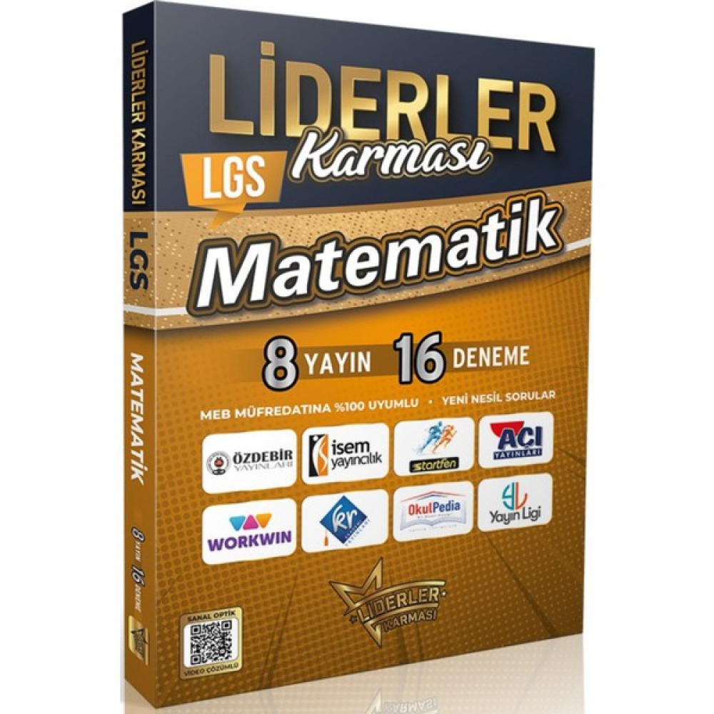 Liderler Karması Lgs Matematik Denemeleri 8 Yayın 16 Deneme Ders Sınav Kitapları Fiyatı