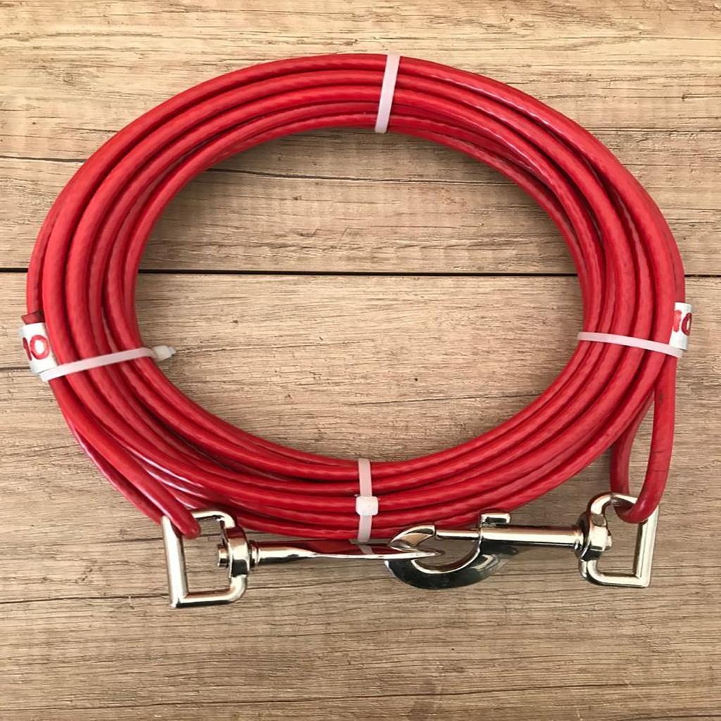 Lidersan Çelik 10 Metre Kırmızı Köpek Bahçe Bağlama Halatı 6 mm Kalınlıkta Güvenli Kullanım - 10 m SSD / Solid State Drive Fiyatı