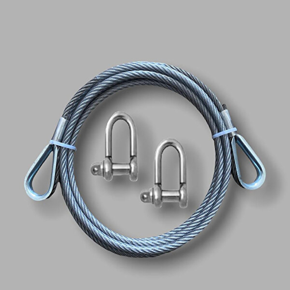 Lidersan Çelik Izoleli Çelik 7 Metre Araç Çekme Halatı 7 Ton Çelik Çekme Halatı 2 Adet Mapa Trafik Malzemeleri Fiyatı