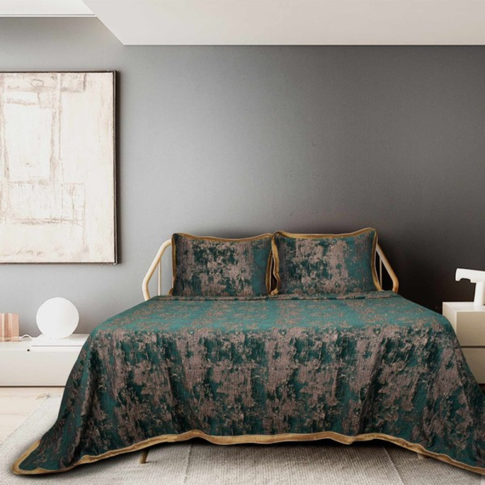 Lidoma Home Flory Çift Kişilik Şönil Pike Takımı - Yeşil Pike & Pike Takımı Fiyatı