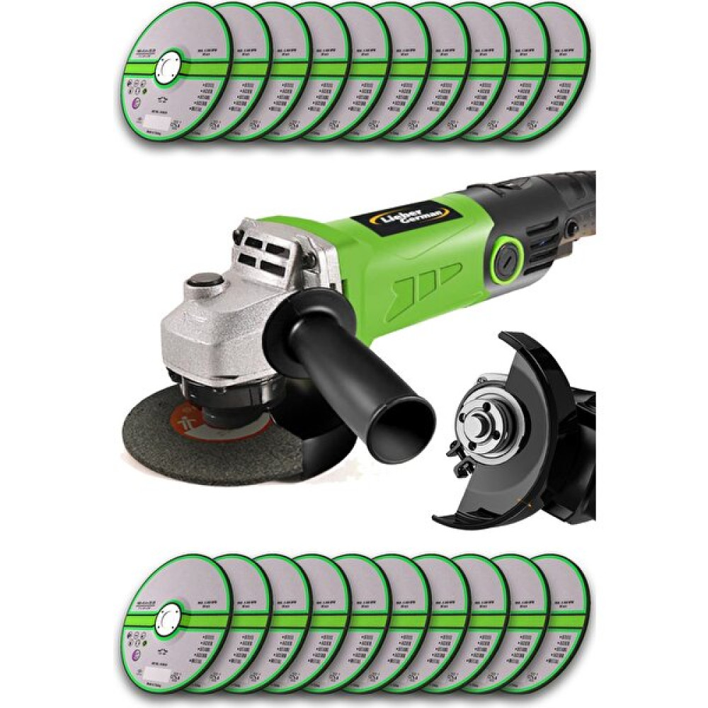 Lieber German Bakır Sargı Devir Ayarlı 4100 W 115-125 mm Spiral Avuç İçi Taşlama Makinası 20 Taş - 0 Taşlama Makinesi Fiyatı