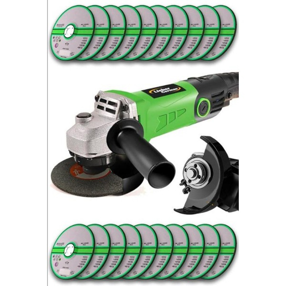 Lieber German Bakır Sargı Devir Ayarlı 4100 W 115-125 mm Spiral Avuç Içi Taşlama Makinası 20 Taş Taşlama Makinesi Fiyatı
