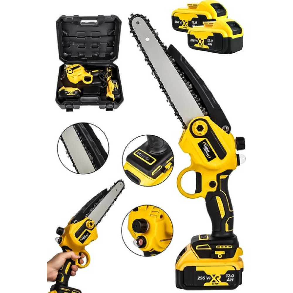 Lieber German Lord Serii 256 Vf Yağ Pompalı 20 cm Pala Akülü Dal Kesme Budama Testere Bıçkı Makinesi Dal Budama Makineleri Fiyatı