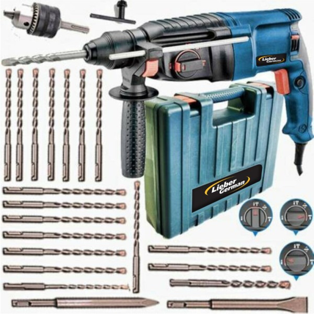 Lieber German SX-4100 Watt 6.0 Joul Kırıcı Delici Darbeli Matkap + 20 Adet Uç Seti Hediyeli Kırıcı Deliciler & Kırıcılar Fiyatı