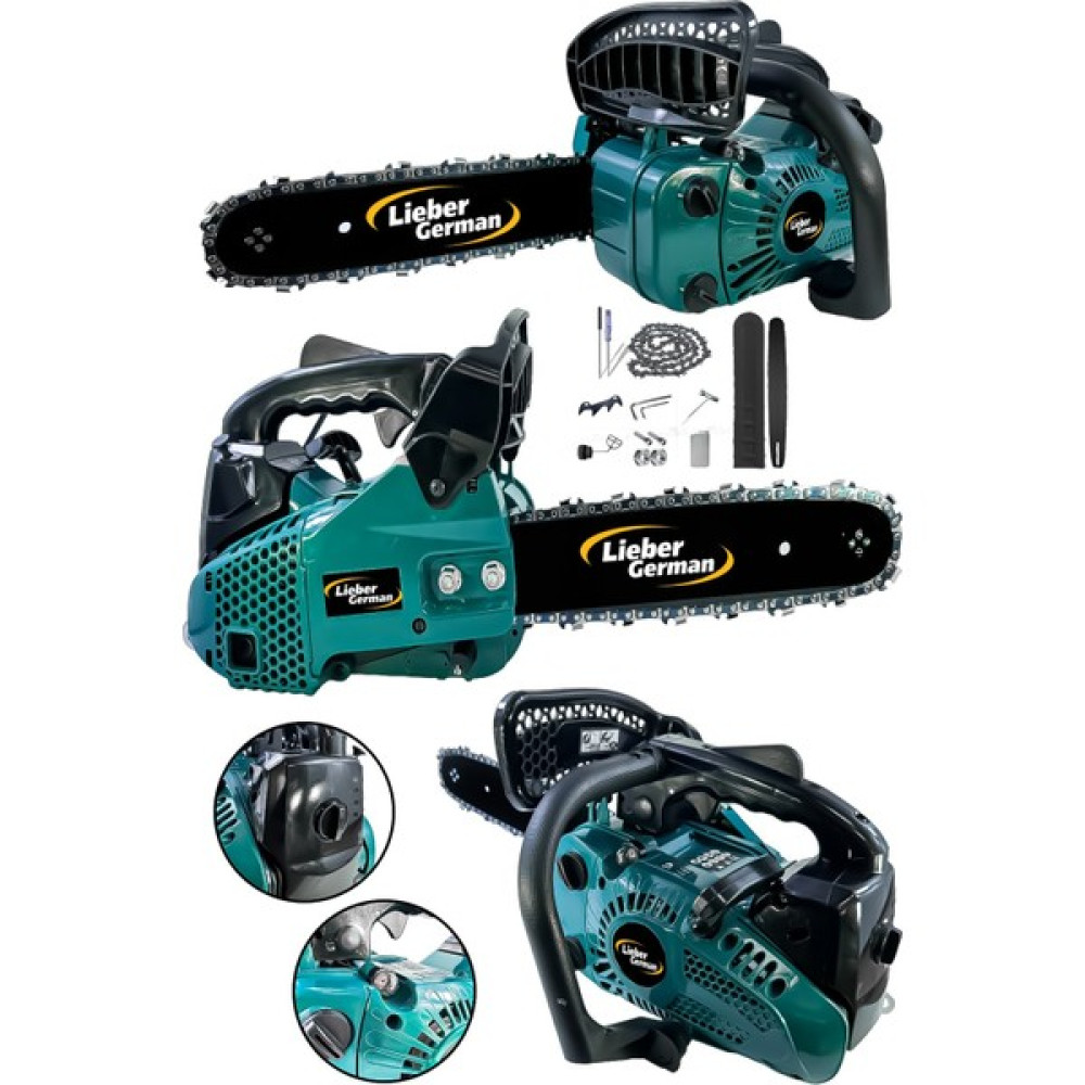 Lieber German Teknoloji 6.9 Hp Titan Piston Turbo Benzinli Dal Ağaç Kesme Budama Testere Makinesi Dal Budama Makineleri Fiyatı