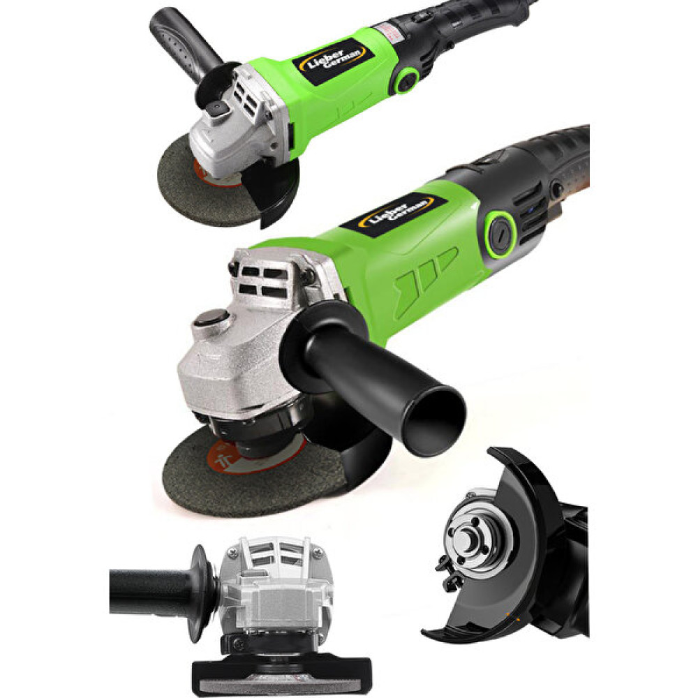 Lieber German Teknoloji Bakır Sargılı Devir Ayarlı 3400 W 115 mm Devir Ayarlı Spiral Avuç Içi Taşlama Makinası Taşlama Makinesi Fiyatı