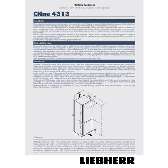 Liebherr CNNO 4313 Buzdolabı