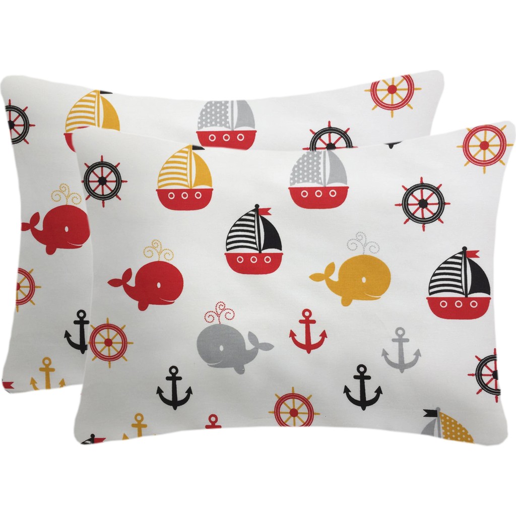 Lief Home %100 Pamuklu Bebek Yastık Kılıfı | 35X45 ( 2 Adet ) - Kırmızı - 35 x 45 cm Yastık Kılıfı Fiyatı