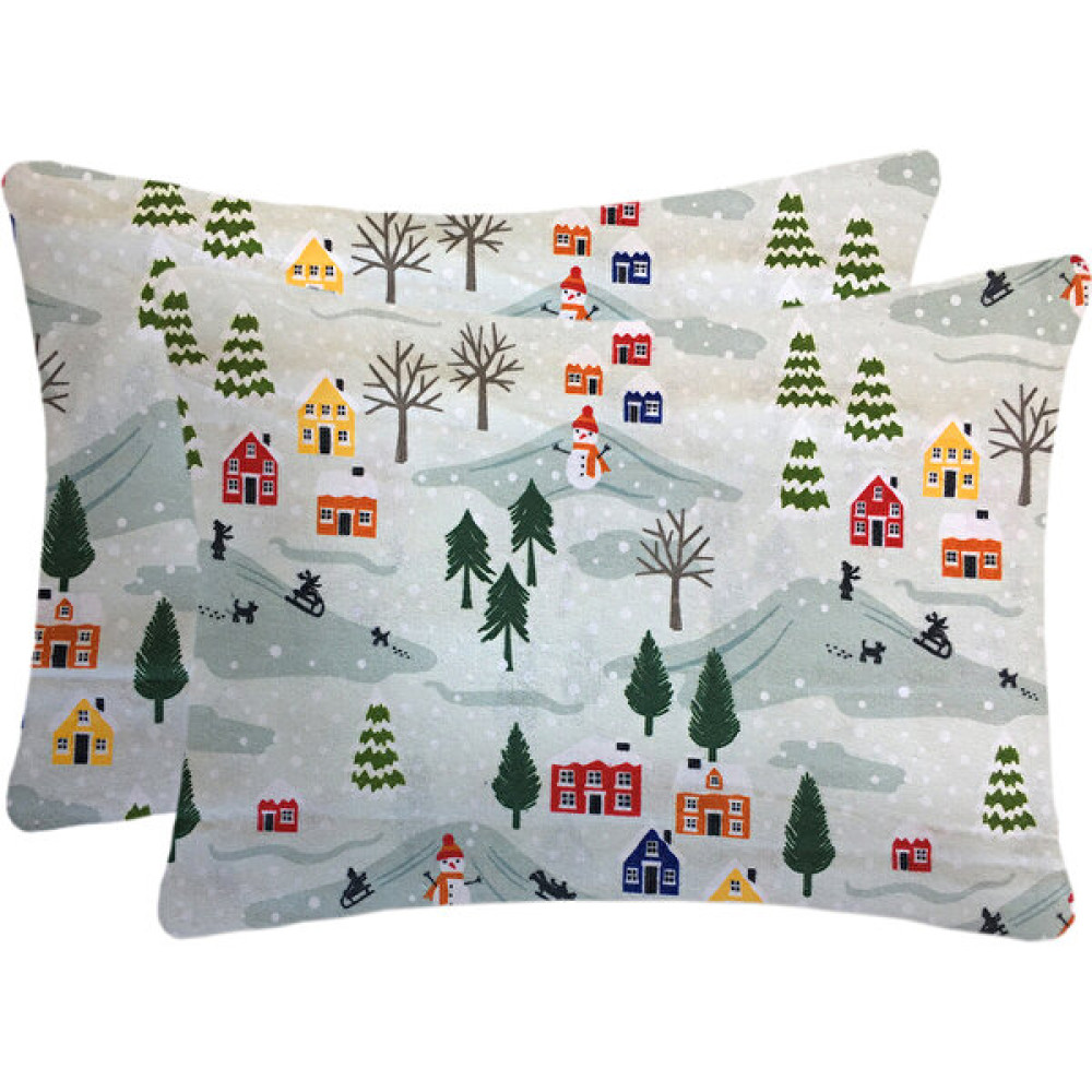 Lief Home Flanel ( Pazen ) Bebek Yastık Kılıfı | 35X45 ( 2 Adet ) - Yeşil - 35 x 45 cm Bebek Yastığı-Kılıfı Fiyatı