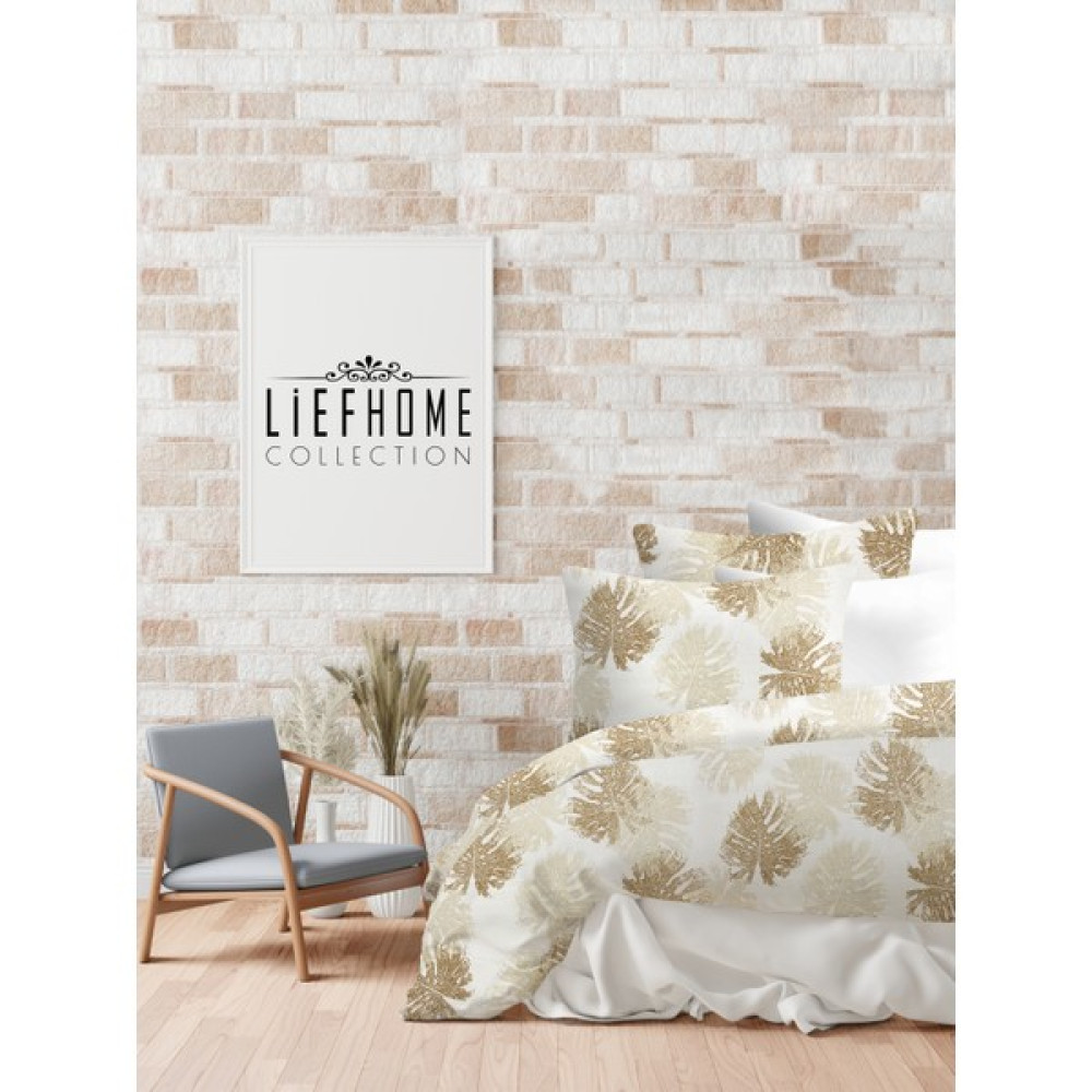 Lief Home Flanel ( Pazen ) Kumaşından Çift Kişilik Nevresim Seti | %100 Pamuk/Cotton - 200 x 220 cm - Kahverengi Nevresim Takımı Fiyatı
