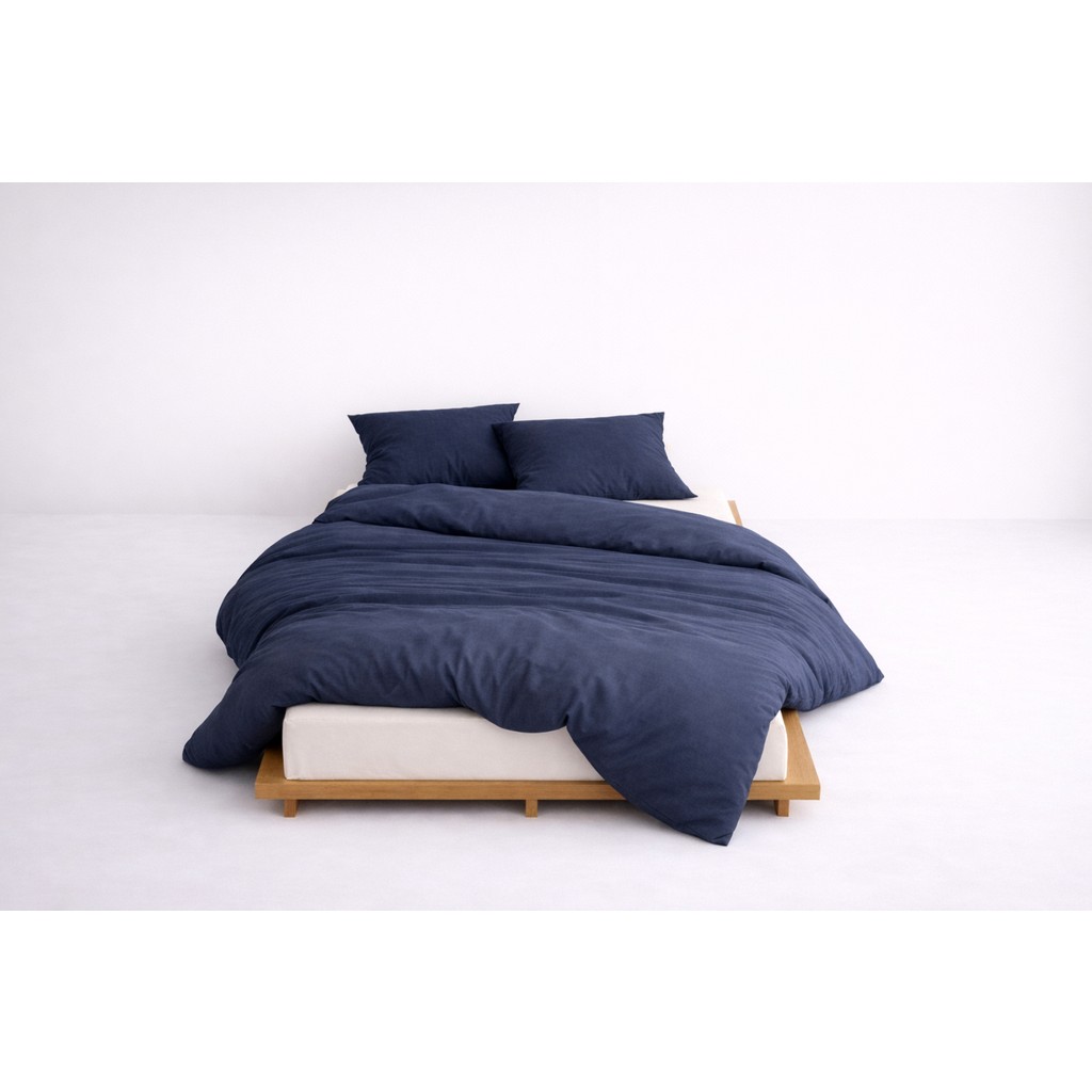 Lief Home Lüks Ranforce Kumaş %100 Pamuklu Çift Kişilik Nevresim Takımı 200X220 | Lastikli Çarşaf 160X200+30 - Lacivert - 200 x 220 cm Nevresim Takımı Fiyatı