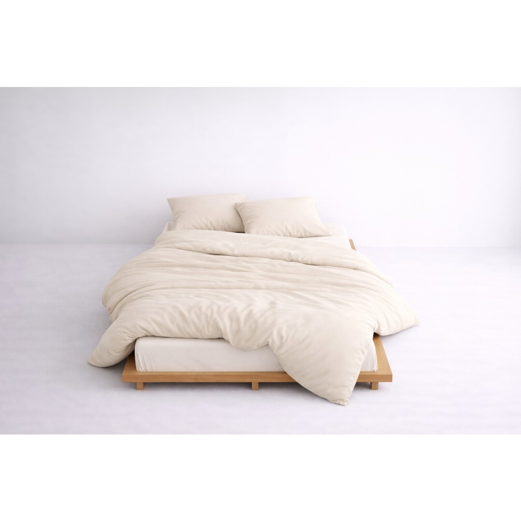 Lief Home Lüks Ranforce Kumaş %100 Pamuklu Çift Kişilik Nevresim Takımı 200X220 | Lastikli Çarşaf 160X200+30 - Taş - 200 x 220 cm Nevresim Takımı Fiyatı