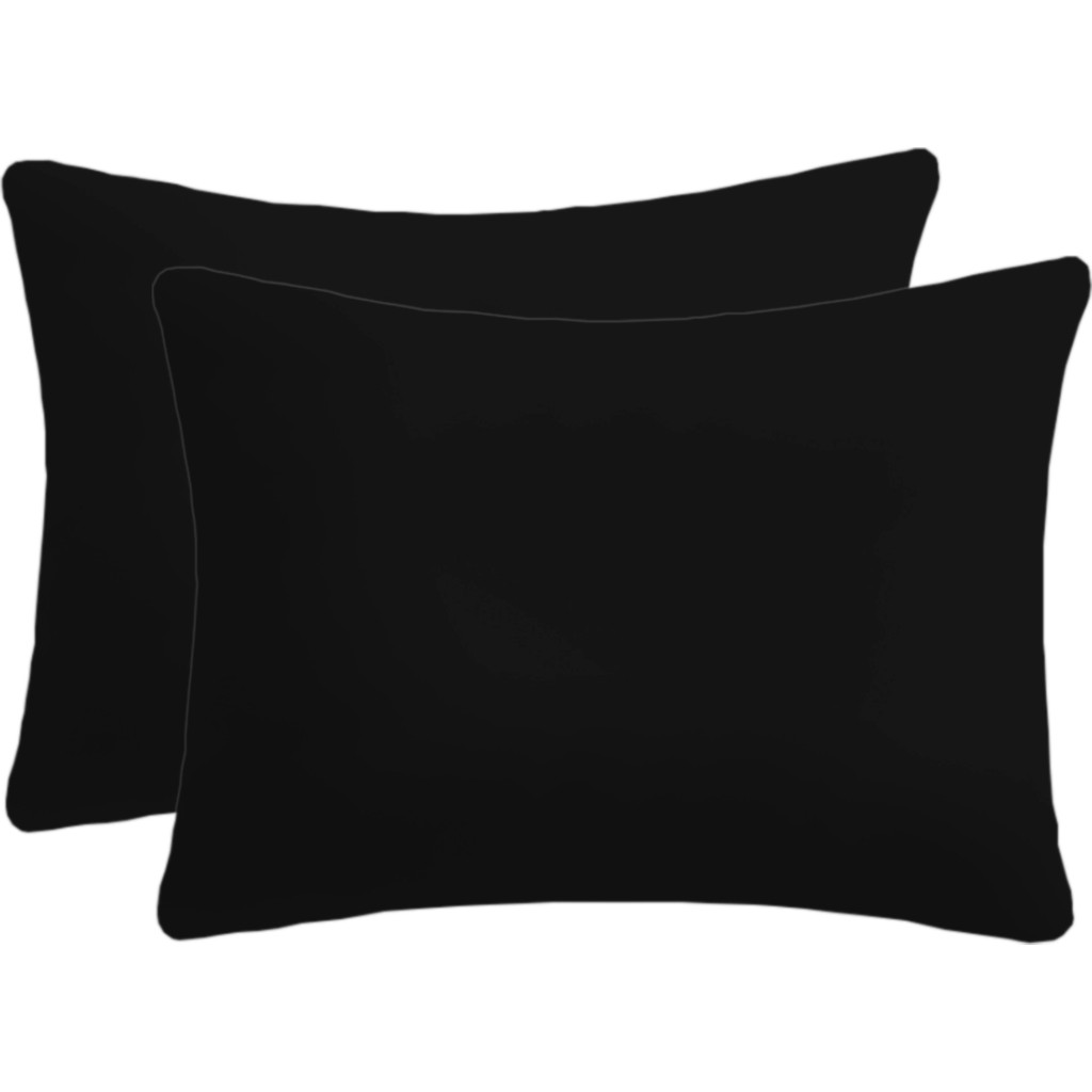 Lief Home Pamuklu Bebek Yastık Kılıfı | 40X60 ( 2 Adet ) - Siyah - 40 x 60 cm Yastık Kılıfı Fiyatı