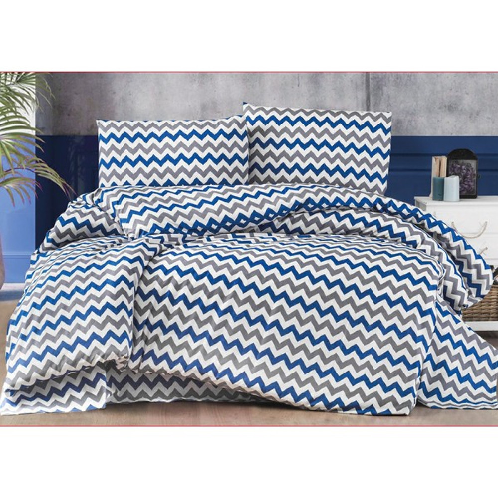 Lief Home Ranforce Kumaşından Çift Kişilik Nevresim Seti | 200 x 220 cm - Lacivert Nevresim Takımı Fiyatı