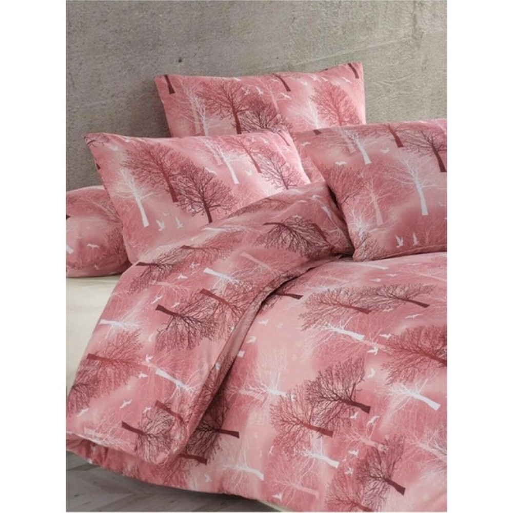 Lief Home Ranforce Kumaşından Çift Kişilik Nevresim Seti | 200X220 - Bordo - 200 x 220 cm Nevresim Takımı Fiyatı