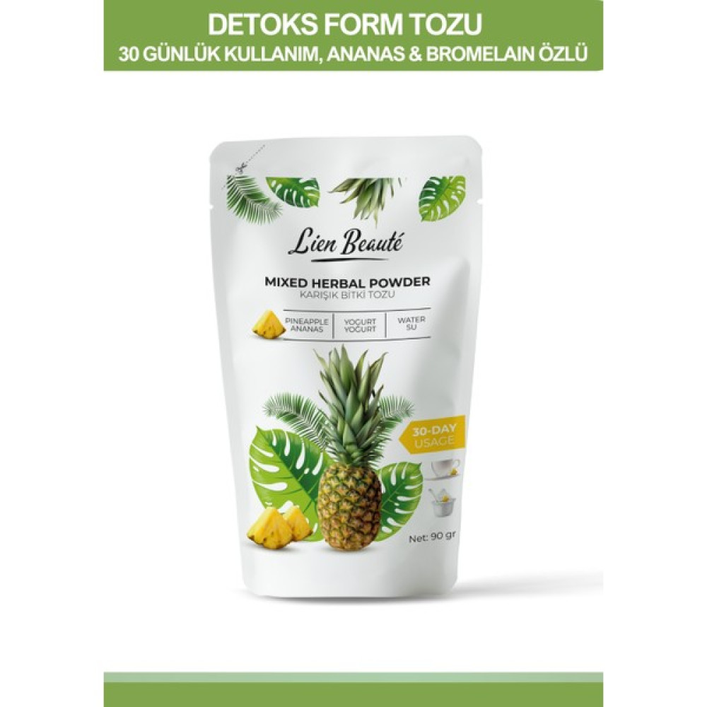 Lien Beaute Detoks Form Ananas Bromelain Çayı Tozu Çay Fiyatı