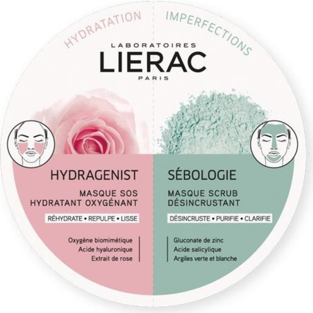 Lierac Duo Mask Hydragenist Sebologie Anında Nemlendirici Peeling Etkili Maske 2x6 ml Maskeler Fiyatı