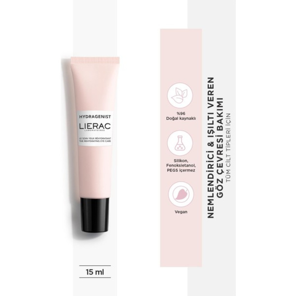 Lierac Hydragenist Rehydrating Eye Care Nemlendi̇ri̇ci, Işıltı Veren Göz Çevresi̇ Bakım Kremi 15 ml Göz Kremi Fiyatı