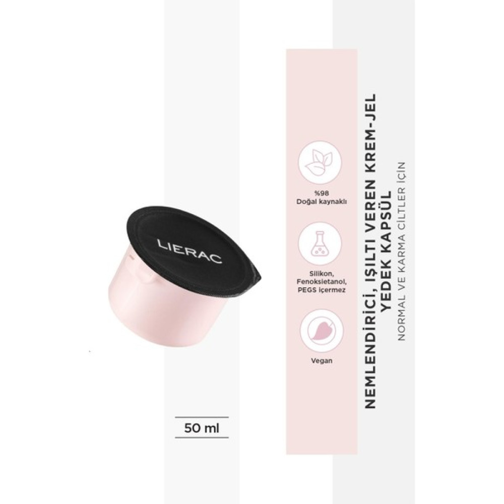 Lierac Hydragenist The Rehdyrating Radiance Vegan, Nemlendirici, Işıltı Veren Krem Jel - Yedek Kapsül 50ML Anti-Aging / Yaşlanma Karşıtı Fiyatı