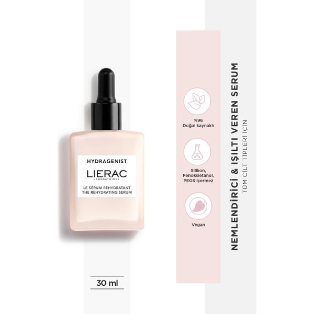 Lierac Hydragenist The Rehydrating Vegan, Nemlendirici, Işıltı Veren Serum 30ML Anti-Aging / Yaşlanma Karşıtı Fiyatı