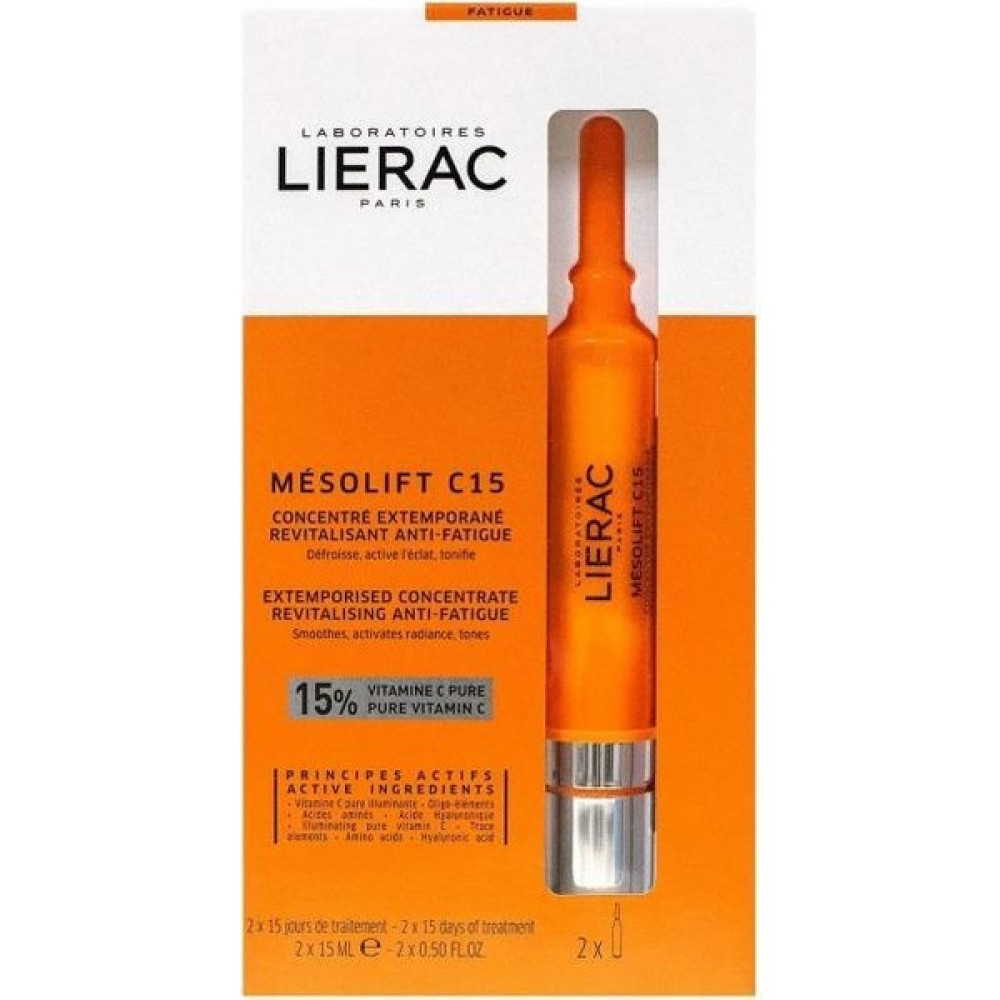 Lıerac Mesolift C15 Anti-Fatigue Serum 2 x 15 ml Anti-Aging / Yaşlanma Karşıtı Fiyatı