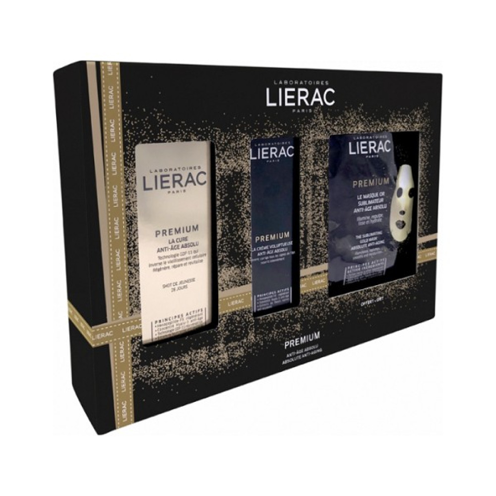 Lierac Premium La Cure 30ML + Voluptuous Cream 30ML + Gold Mask Anti-Aging / Yaşlanma Karşıtı Fiyatı