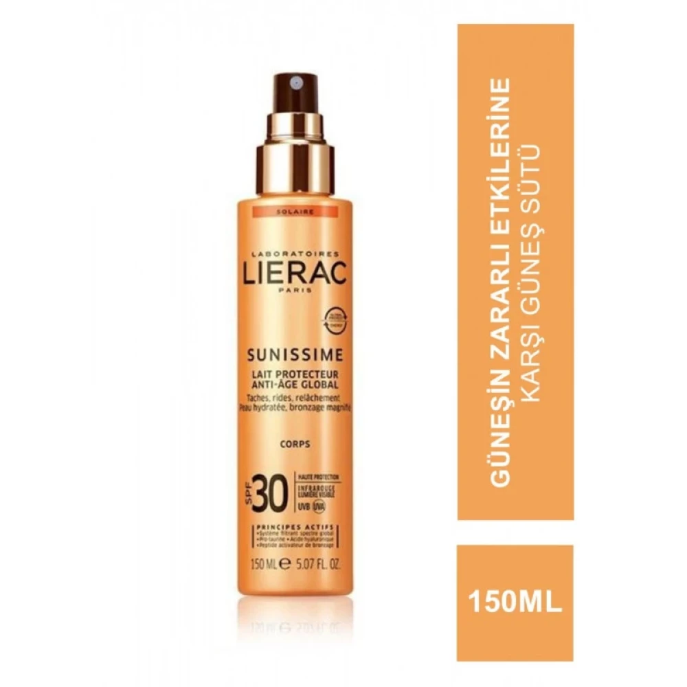 Lierac Sunissime Spf 30 Energizing Protective Milk Gunes Sutu 150 Ml Güneş Kremleri ve Losyonları Fiyatı