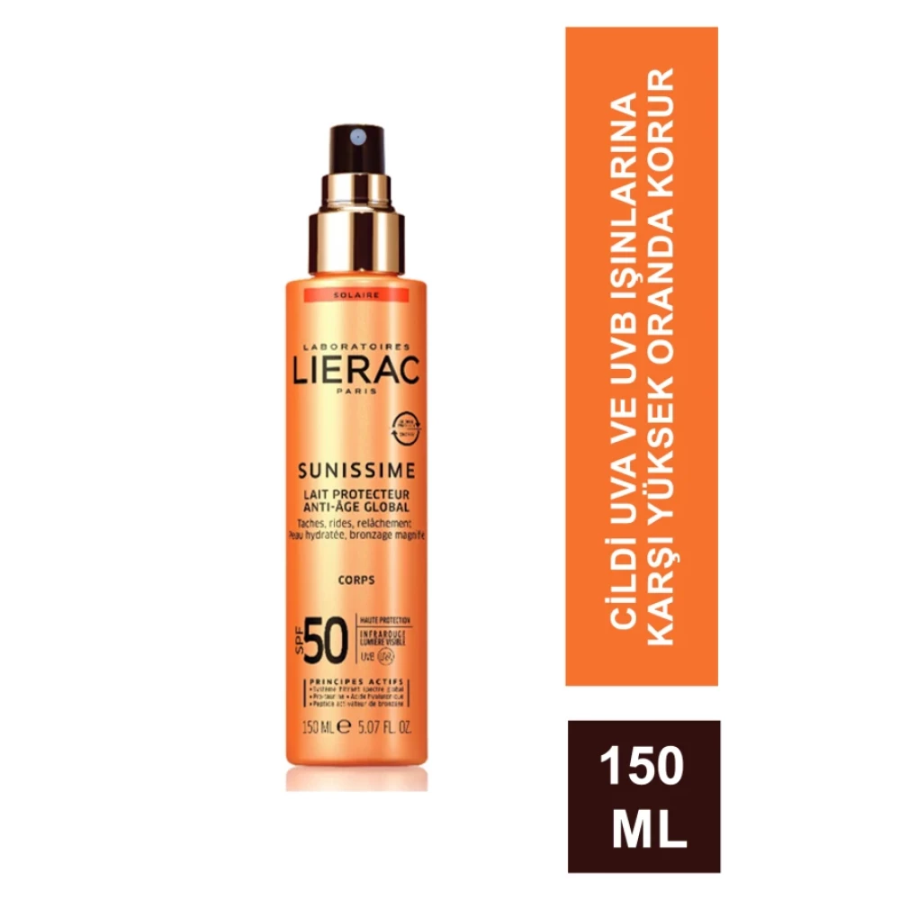 Lierac Sunissime Spf 50 Energizing Protective Milk Gunes Sutu150 Ml Güneş Kremleri ve Losyonları Fiyatı
