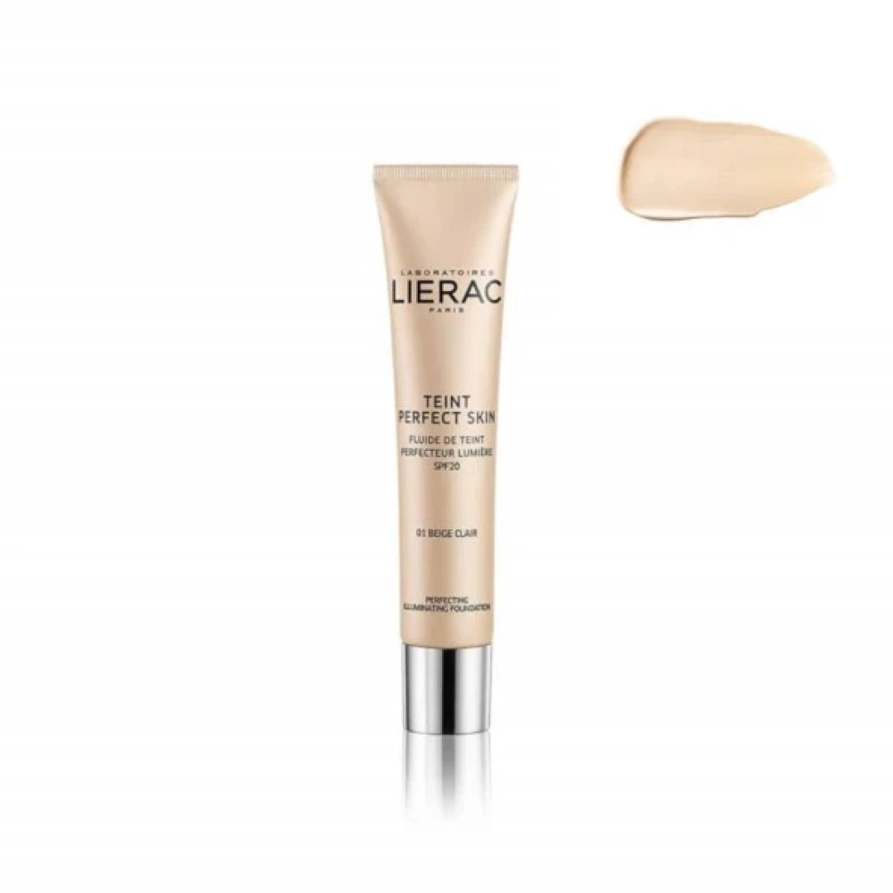 Lierac Teint Perfect Skin Spf20 Aydinlatici Fluid Fondoten 30 Ml01 Light Beige Makyaj Ürünleri Fiyatı