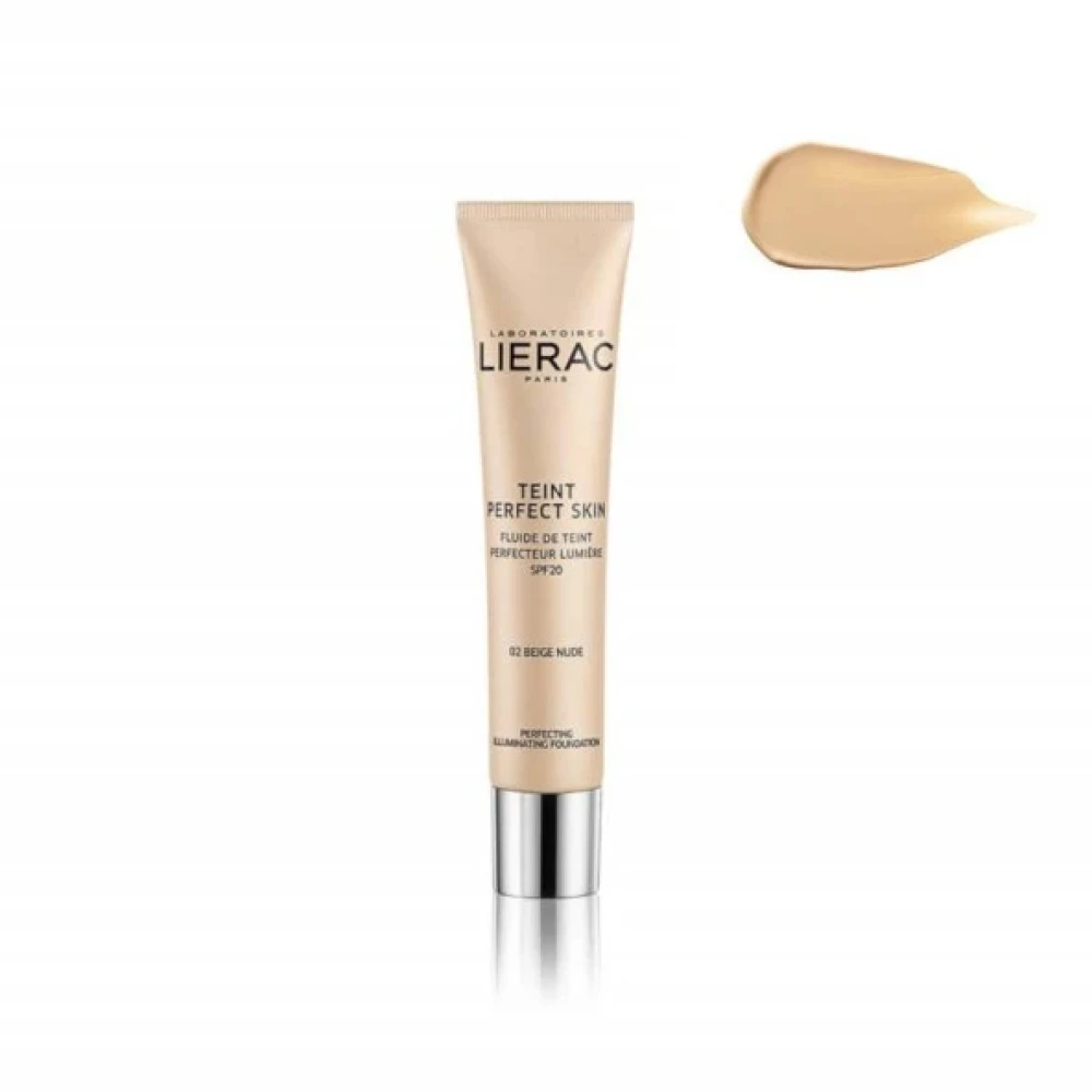 Lierac Teint Perfect Skin Spf20 Aydinlatici Fluid Fondoten 30 Ml02 Nude Beige Makyaj Ürünleri Fiyatı