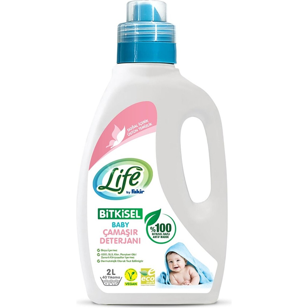 Life by Fakir Baby Bitkisel Çamaşır Deterjanı 2000 ml Çamaşır Deterjanı Fiyatı