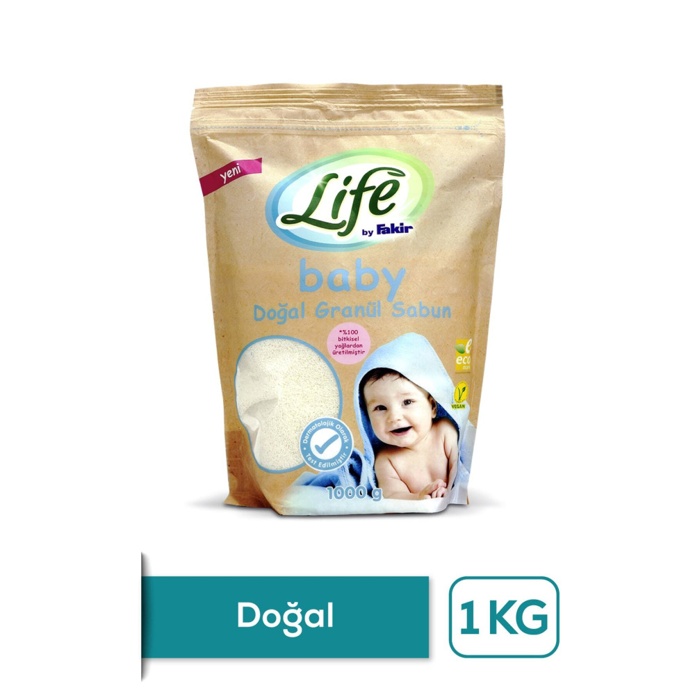 Life by Fakir Doğal Bebek Granül Toz Sabun 1 Kg Bebek Sabunu Fiyatı