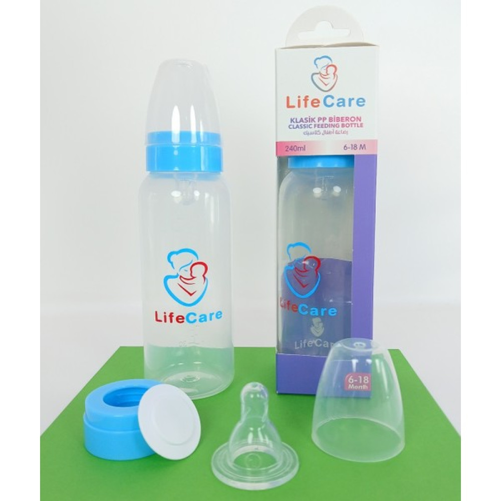 Life Care Pp Biberon 240ML Mavi - 240 ml Biberon Fiyatı