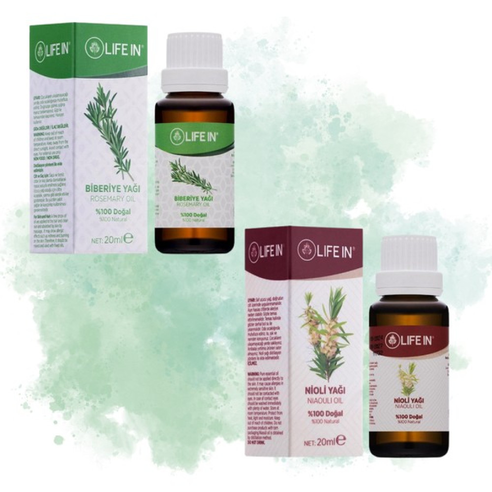 Life In Nioli Yağı 20 ml - Biberiye Yağı 20 ml 2li Set Oto Boyaları Fiyatı