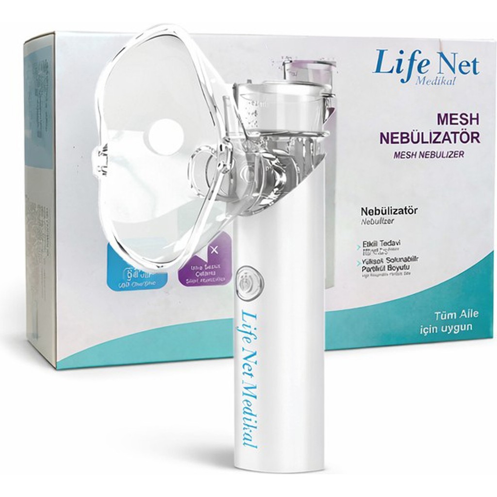 Life Net Medikal Taşınabilir Mesh Nebülizatör – Süper Sessiz, Yeni Nesil Şarzlı Yetişkin & Çocuk S600B Diğer Fiyatı