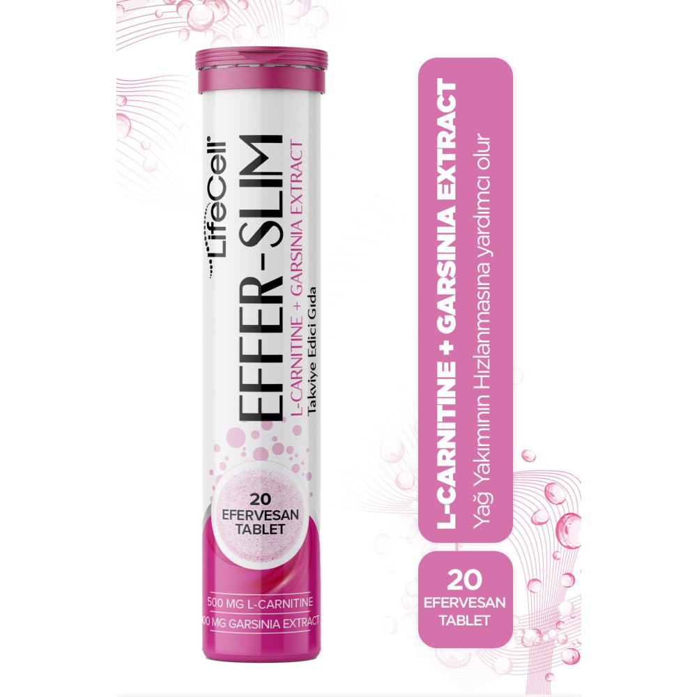 Lifecell EFFER SLIM - 20 adet Efervesan Tablet Sağlık / Diyet Fiyatı