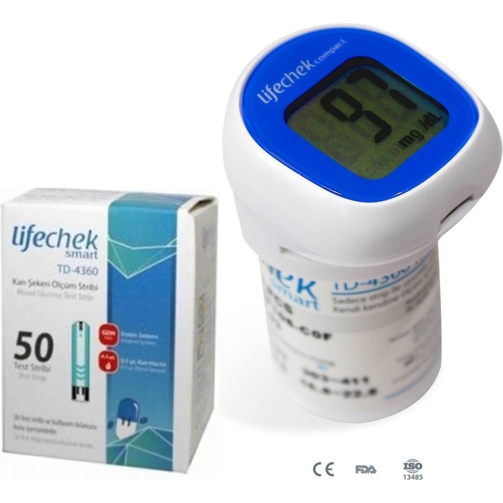 Lifechek Compact TD-4283 Ölçüm Cihazı ve 50 Adet Test Strip ile Kan Şekeri Ölçümü Diğer Fiyatı