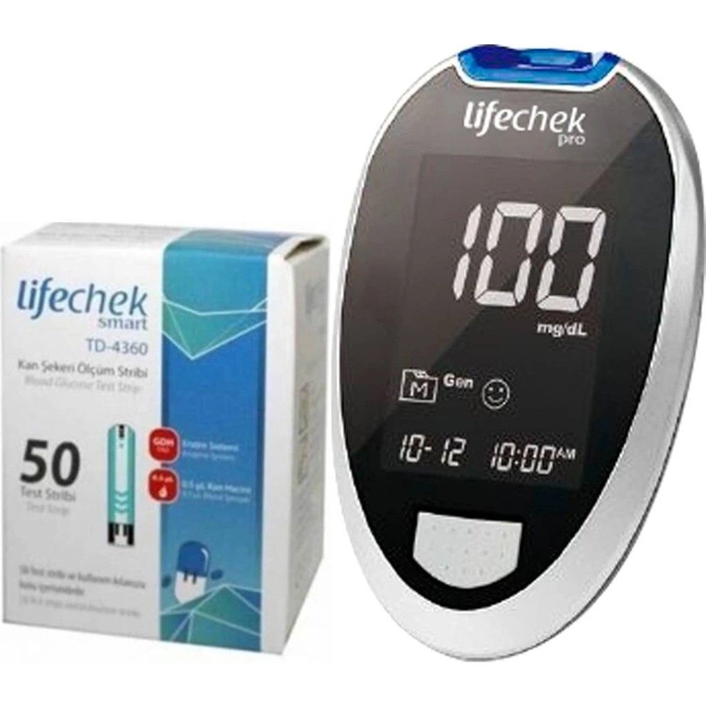 Lifechek Ifechek Pro TD-4277 Kan Şekeri Ölçüm Cihazı 50 Strip ile Kullanım Kolaylığı Sağlar - Standart Diğer Fiyatı