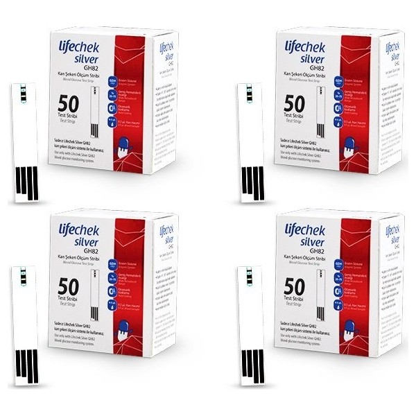 Lifechek Silver GH82 Kan Ölçüm Stribi 50 Adet - 4 Adet Güvenilir Test Strip Özellikleri ile Diğer Fiyatı