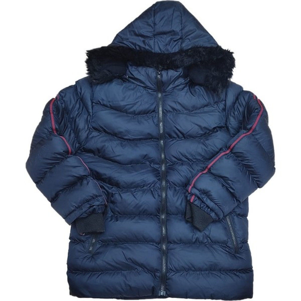 Lifeformoda Erkek Çocuk Şerit Detaylı Fermuar Cepli Tüylü Kapüşonlu Şişme Mont Kaban 4001 Erkek Çocuk Mont Fiyatı