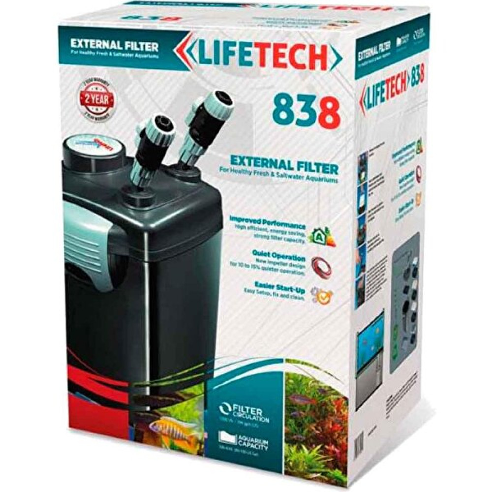Lifetech 838 Akvaryum Dış Filtre 1200 L/S Evcil Hayvan Ürünleri Fiyatı